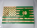 13x24 Handmade Notre Dame Shamrock Wall Decor