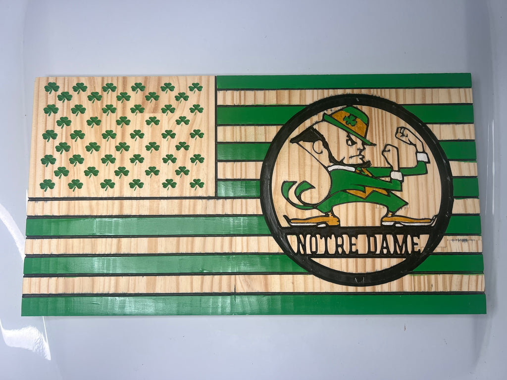 Handcrafted Fighting Irish Wall Decor