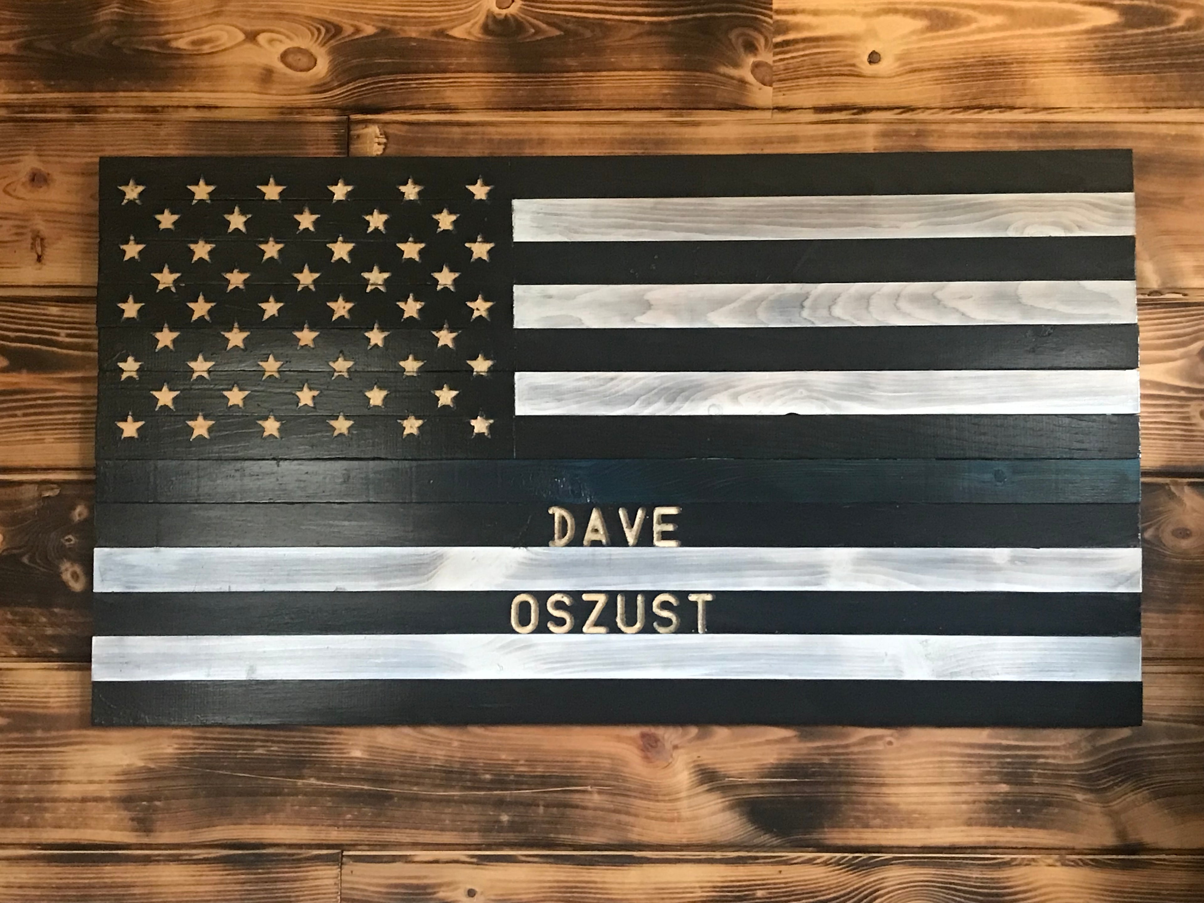 Custom 13x24 Flag Wall Art – Handmade Wooden Decor
